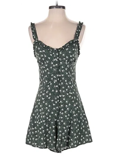 Pre-owned Urban Outfitters Romper In Green