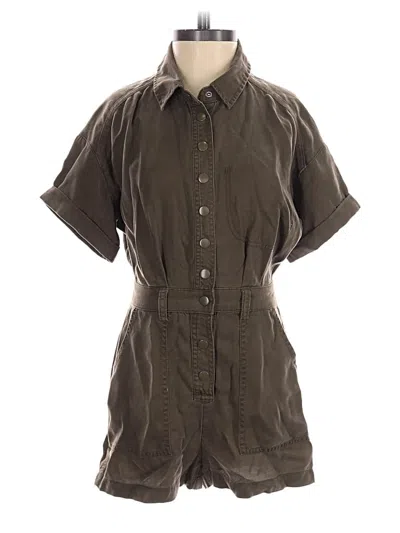 Pre-owned Urban Outfitters Romper In Green