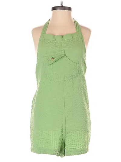 Pre-owned Urban Outfitters Romper In Green