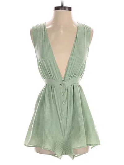 Pre-owned Urban Outfitters Romper In Green