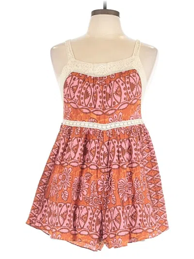 Pre-owned Urban Outfitters Romper In Orange