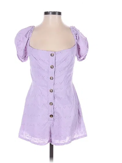 Pre-owned Urban Outfitters Romper In Purple