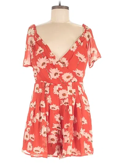 Pre-owned Urban Outfitters Romper In Red