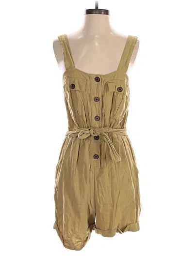 Pre-owned Urban Outfitters Romper In Tan