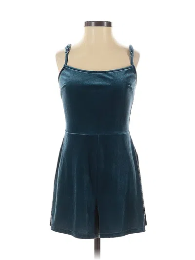 Pre-owned Urban Outfitters Romper In Teal