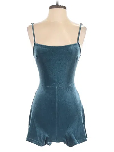 Pre-owned Urban Outfitters Romper In Teal