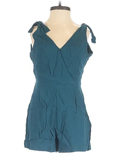 Pre-owned Urban Outfitters Romper In Teal