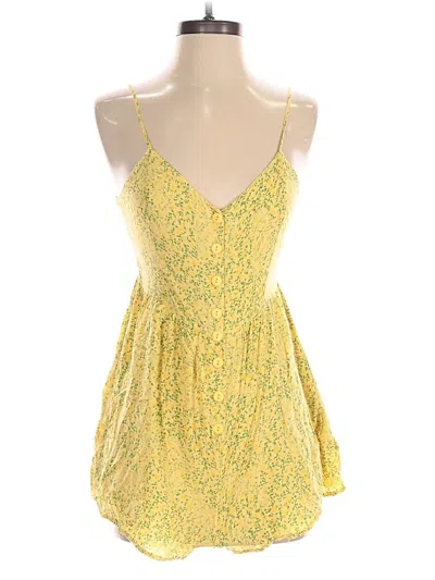 Pre-owned Urban Outfitters Romper In Yellow