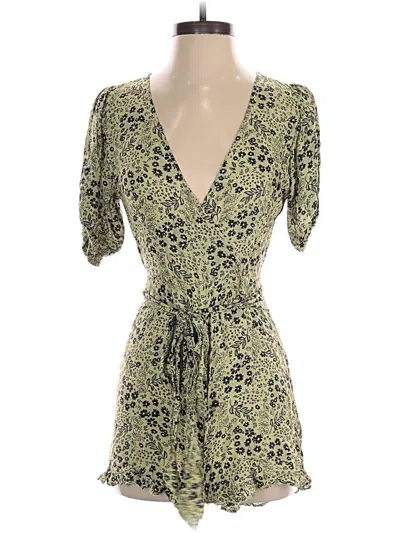 Pre-owned Urban Outfitters Romper In Yellow