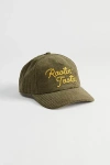 URBAN OUTFITTERS ROOTIN' TOOTIN' CORDUROY BASEBALL HAT IN OLIVE, MEN'S AT URBAN OUTFITTERS