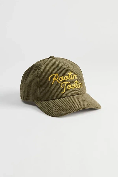 Urban Outfitters Rootin' Tootin' Corduroy Baseball Hat In Olive, Men's At
