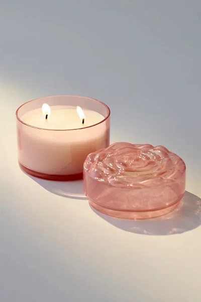 Urban Outfitters Rose 8 oz Candle In Fairy Dust At  In Pink