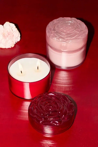 Urban Outfitters Rose 8 oz Candle In Withered Rose Petals At  In Red