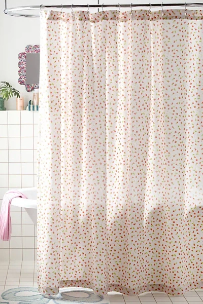 Urban Outfitters Rosebud Shower Curtain In Lavender Grey At  In Neutral