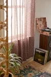 Urban Outfitters Rosebud Window Panel In Charcoal At