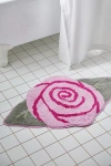 URBAN OUTFITTERS ROSETTE BATH MAT IN PINK AT URBAN OUTFITTERS