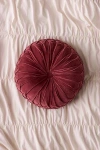 Urban Outfitters Round Pintuck Pillow In Red At  In Red