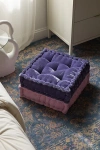 Urban Outfitters Ruthie Velvet Floor Pillow In Baby Lavender At  In Purple