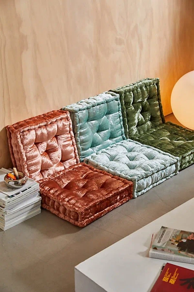Urban Outfitters Ruthie Velvet Floor Pillow