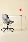 Urban Outfitters Ryan Rolling Metal Desk In White At