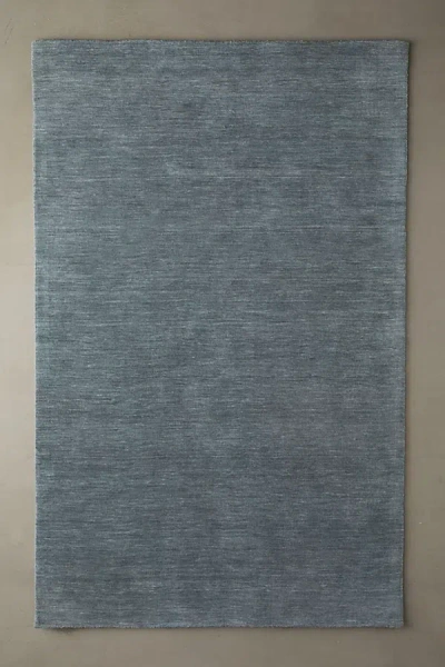 Urban Outfitters Ryder Hand-woven Rug In Blue At  In Brown