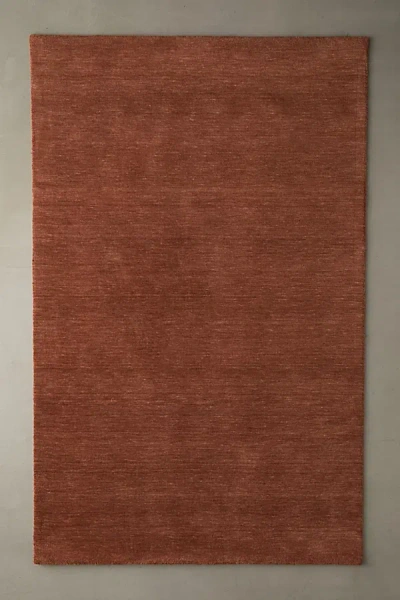 Urban Outfitters Ryder Hand-woven Rug In Copper At  In Brown