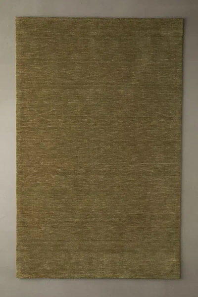Urban Outfitters Ryder Hand-woven Rug In Green At  In Brown