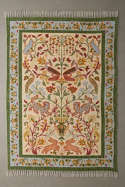 Urban Outfitters Sabine Woodland Icon Printed Rug At  In Multi