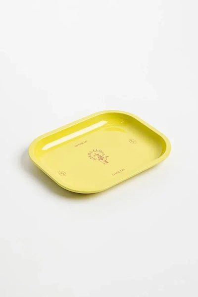 Urban Outfitters Sackville & Co. Tin Icon Rolling Tray In Yellow At
