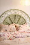 Urban Outfitters Safa Arch Rattan Floating Headboard In Sage At  In Sage