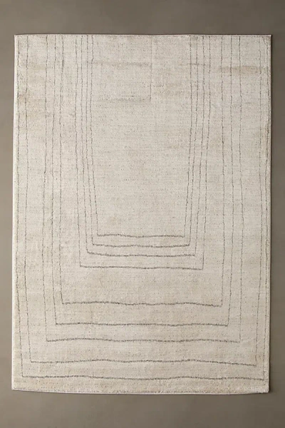 Urban Outfitters Sage Printed Rug In Ivory At  In Brown