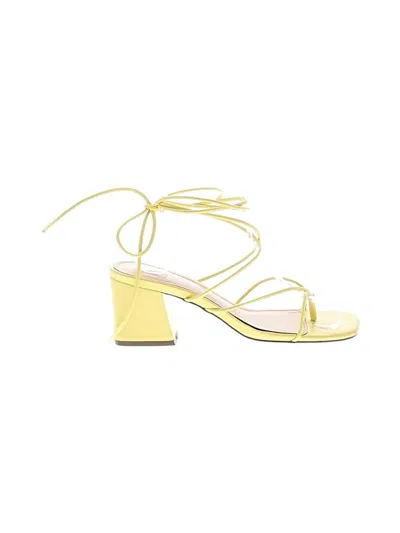 Pre-owned Urban Outfitters Sandals In Yellow