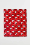 Urban Outfitters Sanrio & Friends Silk-touch Fleece Throw Blanket In Hello Kitty At  In Red