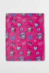 Urban Outfitters Sanrio & Friends Silk-touch Fleece Throw Blanket In My Melody And Kuromi Pillow Fight At Urban Outfi