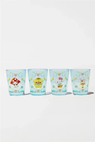 Urban Outfitters Sanrio Hello Kitty And Friends Mushroom Mini Shot Glasses At  In Blue