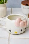 Urban Outfitters Sanrio Hello Kitty Face Pink Bow Sculpted Ceramic Mug At  In White