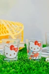 URBAN OUTFITTERS SANRIO HELLO KITTY MUSHROOMS 2OZ SHOT GLASS SET IN RED AT URBAN OUTFITTERS
