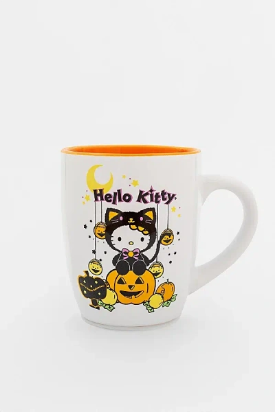 Urban Outfitters Sanrio Hello Kitty Pumpkin Halloween Jumbo Mug In Orange At  In Blue
