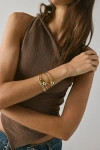 Urban Outfitters Sasha Metal Cuff Bracelet Set In Gold, Women's At  In Metallic