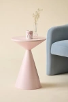 Urban Outfitters Saylor Round Metal Hourglass Side Table In Pink At