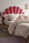 Urban Outfitters Scallop Headboard In Bright Pink At