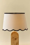 Urban Outfitters Scallop Lamp Shade In Black/white At