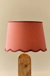 Urban Outfitters Scallop Lamp Shade In Red At