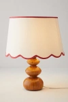 Urban Outfitters Scallop Lamp Shade In Red At  In Pink
