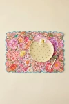 Urban Outfitters Scalloped Printed Quilted Placemat In Floral At  In Multi