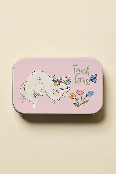 Urban Outfitters Scentiments Uo Exclusive 2.5 oz Tin Scented Candle In Touch Grass Kitty At  In Multi