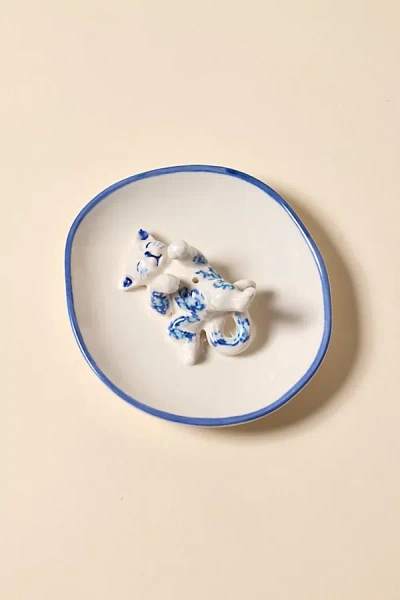 Urban Outfitters Sculpted Icon Ring Holder & Catch-all Dish In Cat At