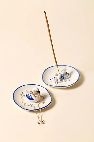 Urban Outfitters Sculpted Icon Ring Holder & Catch-all Dish In Swan At