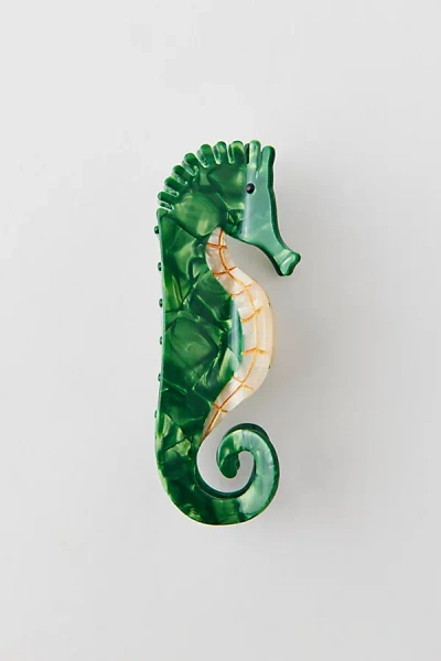 Urban Outfitters Sea Creature Claw Clip In Seahorse, Women's At  In Green