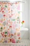 Urban Outfitters Seaside Weekend Patterned Shower Curtain At  In Multi